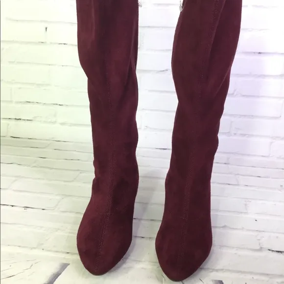 Aerosoles Sz 5.5 Afterward Boot Wine Red Knee High
