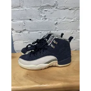 Air Jordan 12‎ Kids Blue Retro International Flight BV8017-445 Shoes Sz 6.5