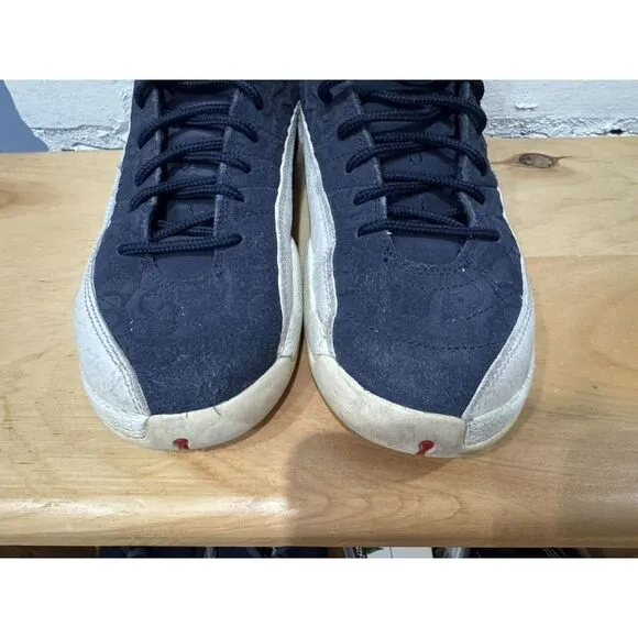 Air Jordan 12‎ Kids Blue Retro International Flight BV8017-445 Shoes Sz 6.5