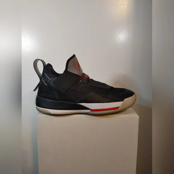 Air Jordan 33 XXXIII Black and Red Men's Shoes Fast Fit
