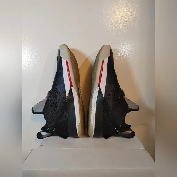 Air Jordan 33 XXXIII Black and Red Men's Shoes Fast Fit
