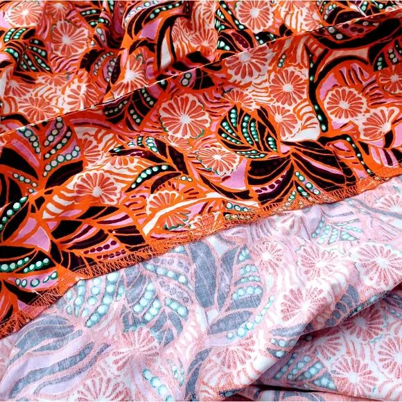 A.L.C. African-Inspired Cotton Maxi Dress | Smocked Bodice | Vibrant Print | NWT