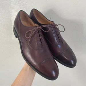 Alden New England Ox Blood Red Leather Oxford Dress Shoes Size 10.5 AA