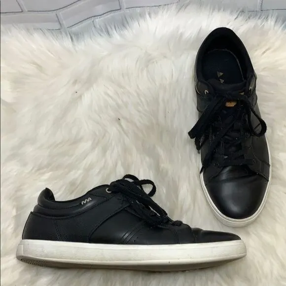 Aldo Black Leather Athletic Shoes Size 10.5