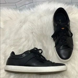 Aldo Black Leather Athletic Shoes Size 10.5