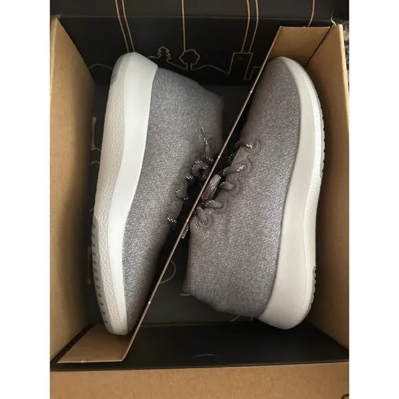 ALLBIRDS Wool Runner-Up Mizzle Medium Grey Sneakers Shoes - Women’s Sz 10