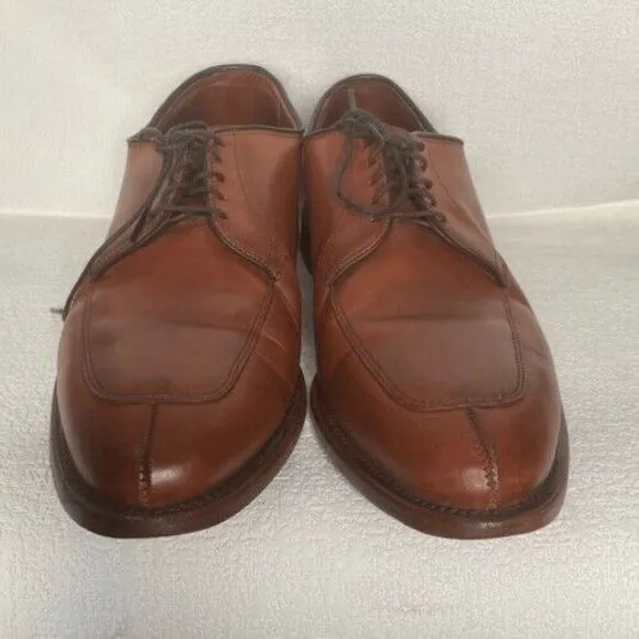 Allen Edmonds Delray Leather Lace Up Split Toe Dress Oxford Shoes Men Size 10D