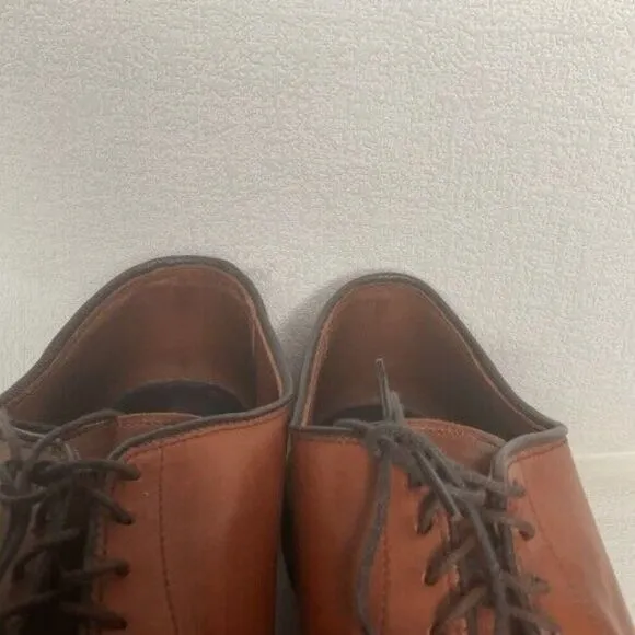 Allen Edmonds Delray Leather Lace Up Split Toe Dress Oxford Shoes Men Size 10D