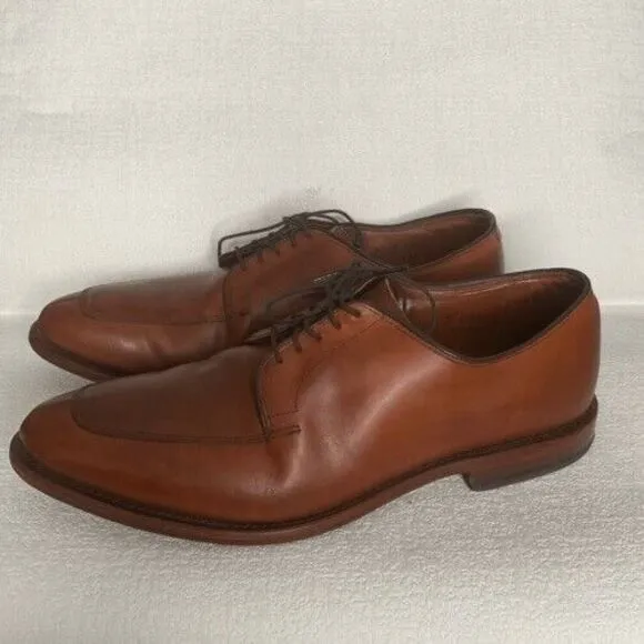 Allen Edmonds Delray Leather Lace Up Split Toe Dress Oxford Shoes Men Size 10D