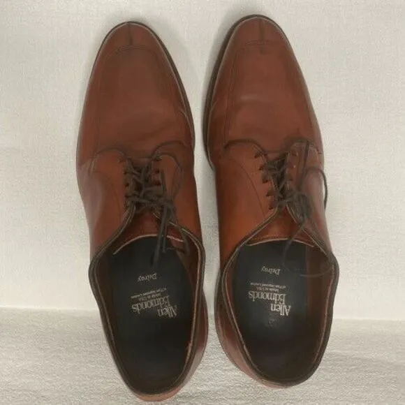 Allen Edmonds Delray Leather Lace Up Split Toe Dress Oxford Shoes Men Size 10D