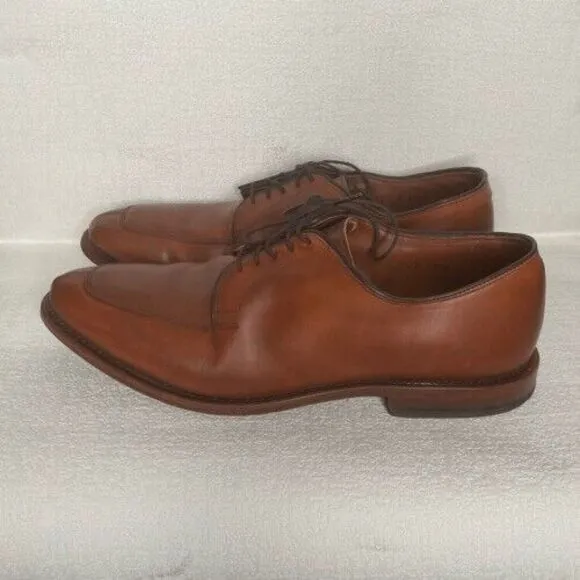 Allen Edmonds Delray Leather Lace Up Split Toe Dress Oxford Shoes Men Size 10D