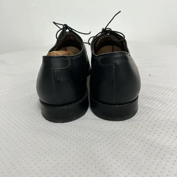 Allen Edmonds Dress Shoes Black Leather Carlyle Derby Sz 12 8830 20224S Lace Up