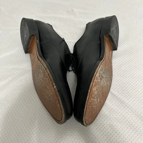 Allen Edmonds Dress Shoes Black Leather Carlyle Derby Sz 12 8830 20224S Lace Up