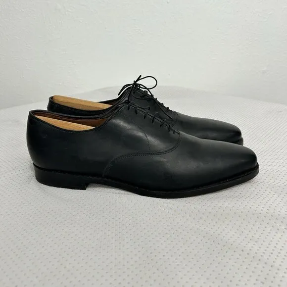 Allen Edmonds Dress Shoes Black Leather Carlyle Derby Sz 12 8830 20224S Lace Up