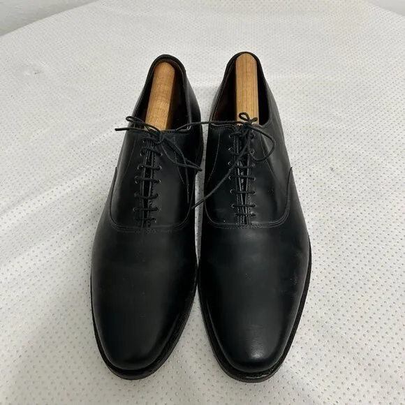 Allen Edmonds Dress Shoes Black Leather Carlyle Derby Sz 12 8830 20224S Lace Up