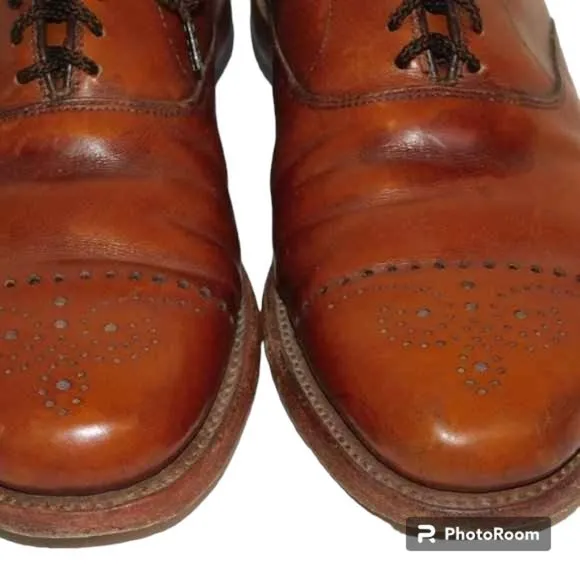 Allen Edmonds Dryden Brogue Leather Dress Shoes
