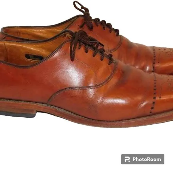 Allen Edmonds Dryden Brogue Leather Dress Shoes