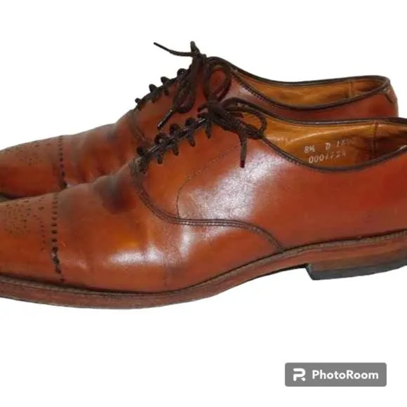 Allen Edmonds Dryden Brogue Leather Dress Shoes