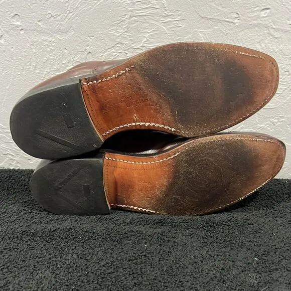 🔥🔥 ALLEN EDMONDS Fifth Avenue Cap-Toe Oxford Dress Shoe Size 9.5 C - EXCELLENT
