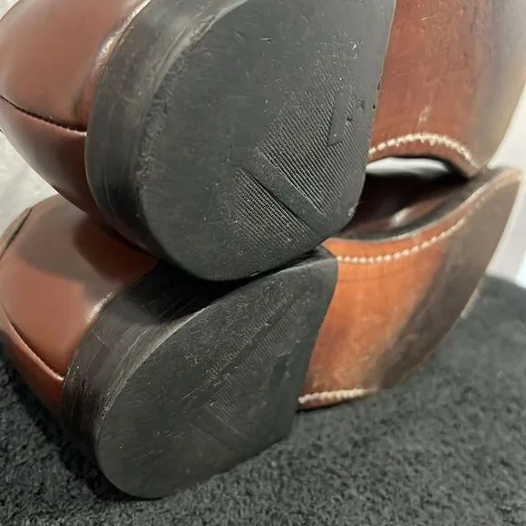 🔥🔥 ALLEN EDMONDS Fifth Avenue Cap-Toe Oxford Dress Shoe Size 9.5 C - EXCELLENT
