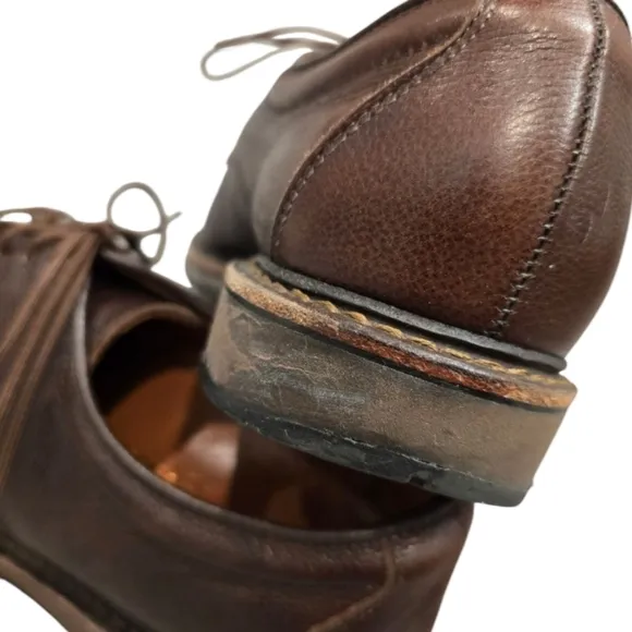 Allen Edmonds Mens Wanderer Oxford Shoes Size 9.5 D Brown Comfort Lace Up