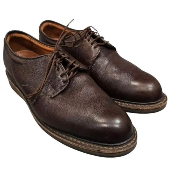 Allen Edmonds Mens Wanderer Oxford Shoes Size 9.5 D Brown Comfort Lace Up