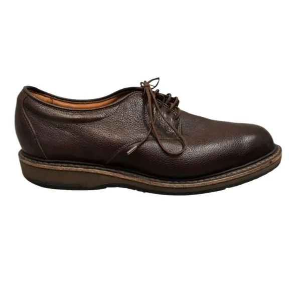 Allen Edmonds Mens Wanderer Oxford Shoes Size 9.5 D Brown Comfort Lace Up
