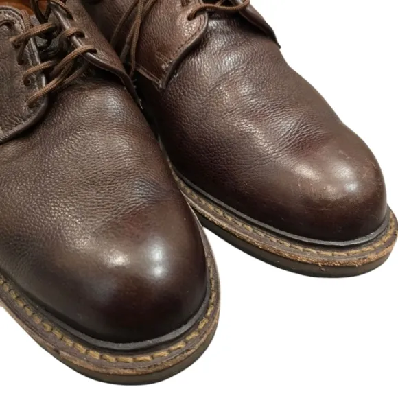 Allen Edmonds Mens Wanderer Oxford Shoes Size 9.5 D Brown Comfort Lace Up