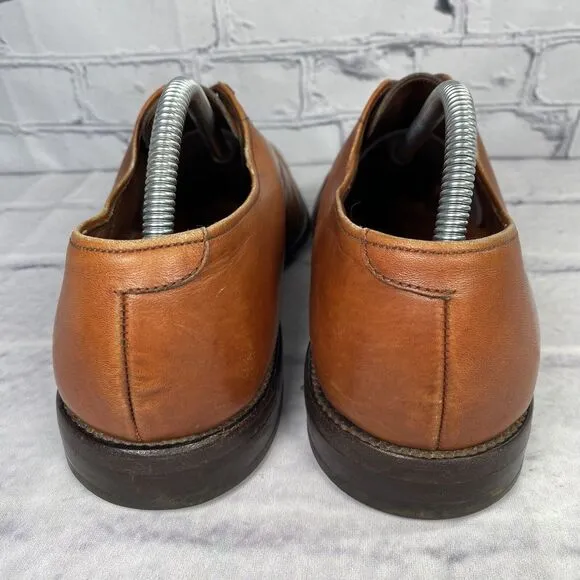 Allen Edmonds PARK AVENUE Cap Toe Oxfords Mens Size 8.5 D Walnut 5625 Dress Shoe