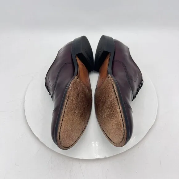 Allen Edmonds Park Avenue Men Size 11B Brown Leather Cap Toe Oxford Dress Shoes