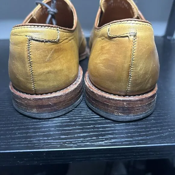 Allen Edmonds Boulevard Cap Toe Oxford Dress Shoes Brown Mens Size 10.5