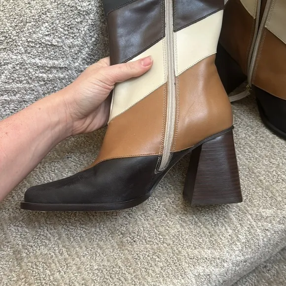 Alohas North Patchwork Knee High Boots