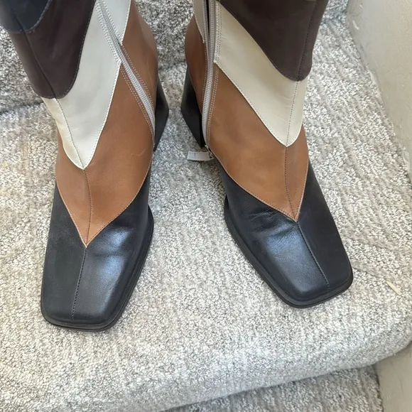 Alohas North Patchwork Knee High Boots
