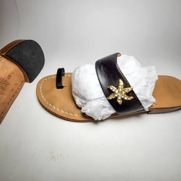 Amedeo Canfora Capri Italian leather sandals Size  9