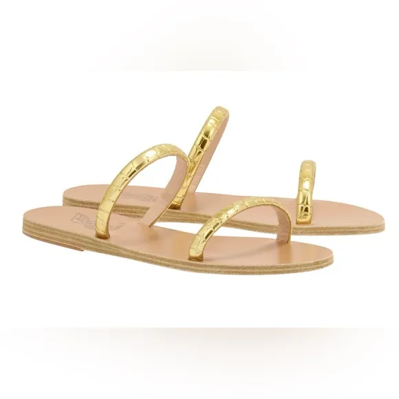 Ancient Greek gold Sandals Size 40 US size 10 Tuckernuck