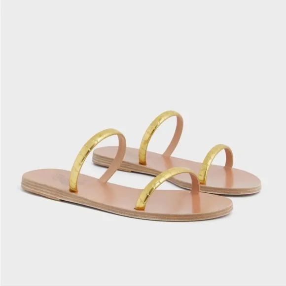 Ancient Greek gold Sandals Size 40 US size 10 Tuckernuck