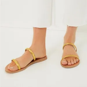 Ancient Greek gold Sandals Size 40 US size 10 Tuckernuck