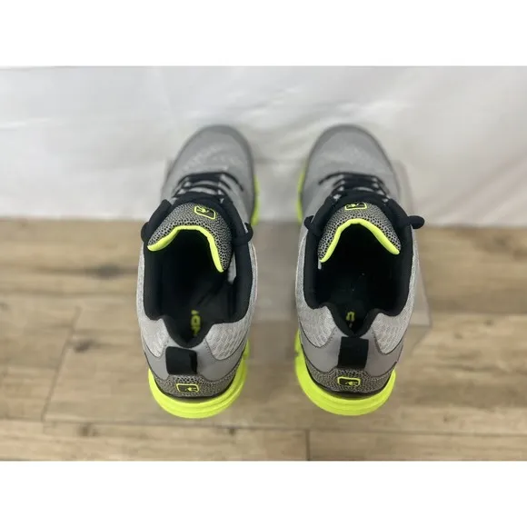 AND1 MNAN1300013 Mens Size 12 Grey Lime Green Athletic Shoes NOB