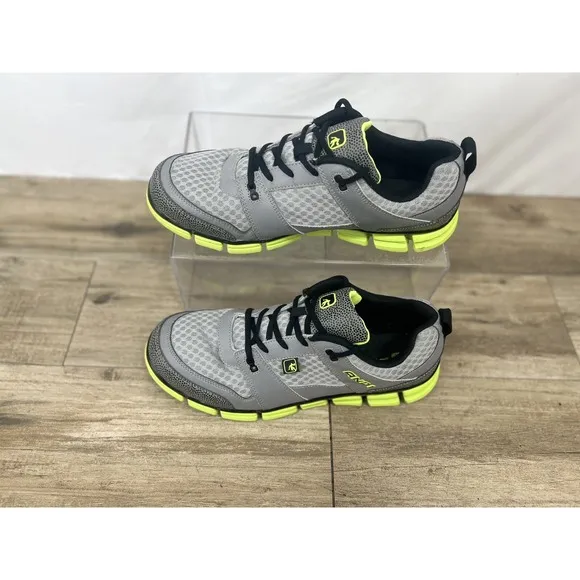 AND1 MNAN1300013 Mens Size 12 Grey Lime Green Athletic Shoes NOB