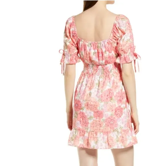 Andelyn Rae Gabi Eyelet Embroidered Mini Dress
