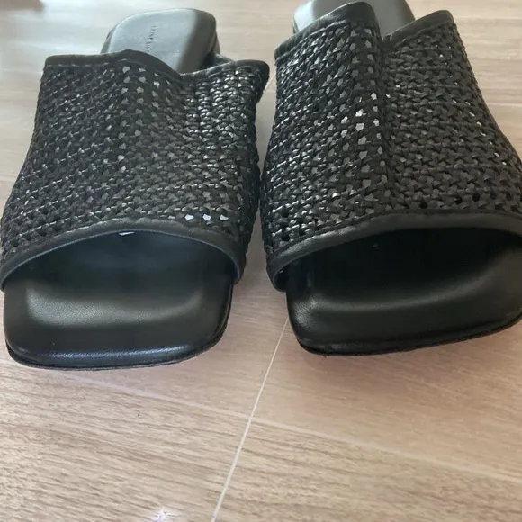 Anine Bing -Hoxton Leather Slides Sandals