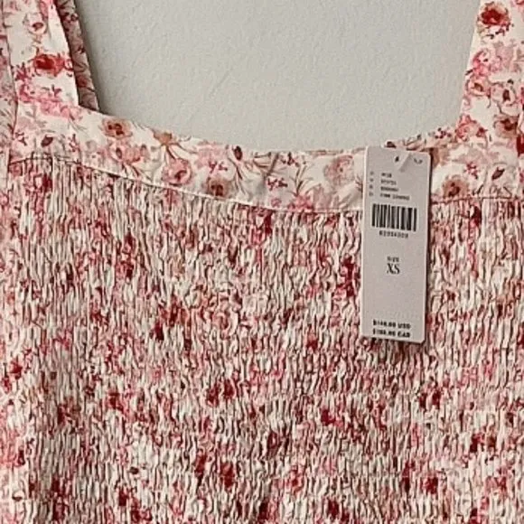 Anthropologie | Another Love Smocked Floral Mini Dress NWT