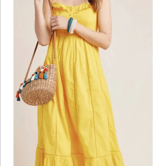 Anthropologie Arcadia Maxi Dress size 14