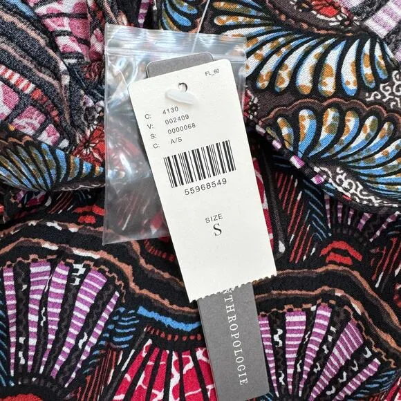 Anthropologie Corey Lynn Calter Doriane Flutter Sleeve Midi Dress Small NEW