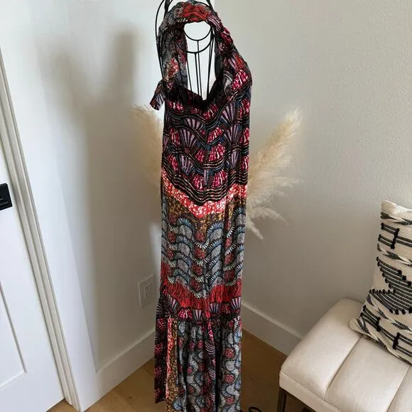 Anthropologie Corey Lynn Calter Doriane Flutter Sleeve Midi Dress Small NEW