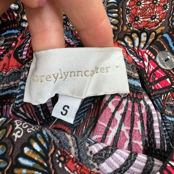 Anthropologie Corey Lynn Calter Doriane Flutter Sleeve Midi Dress Small NEW