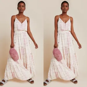 Anthropologie DOLAN Annie Tiered Maxi Dress