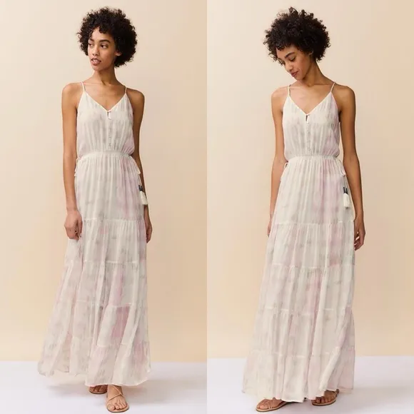 Anthropologie DOLAN Annie Tiered Maxi Dress