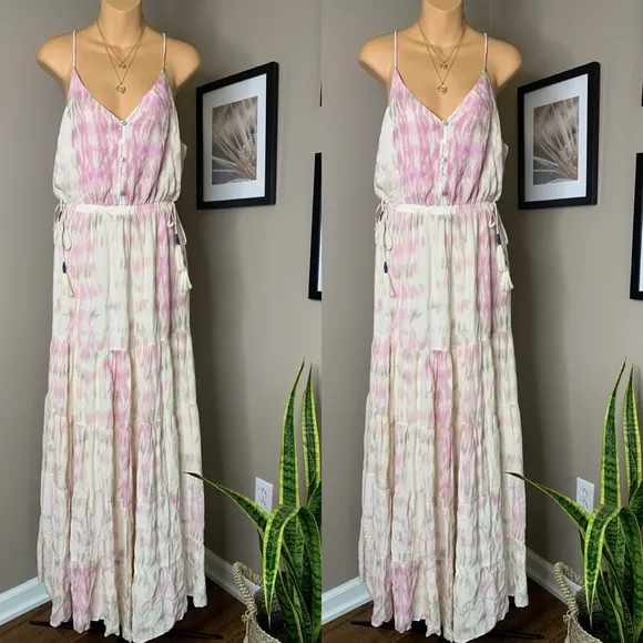 Anthropologie DOLAN Annie Tiered Maxi Dress