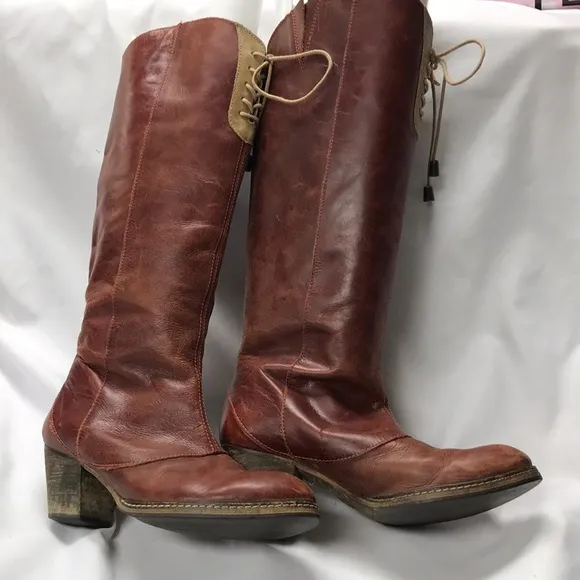 Anthropologie Holding horses knee high boots size 37 (SB3)